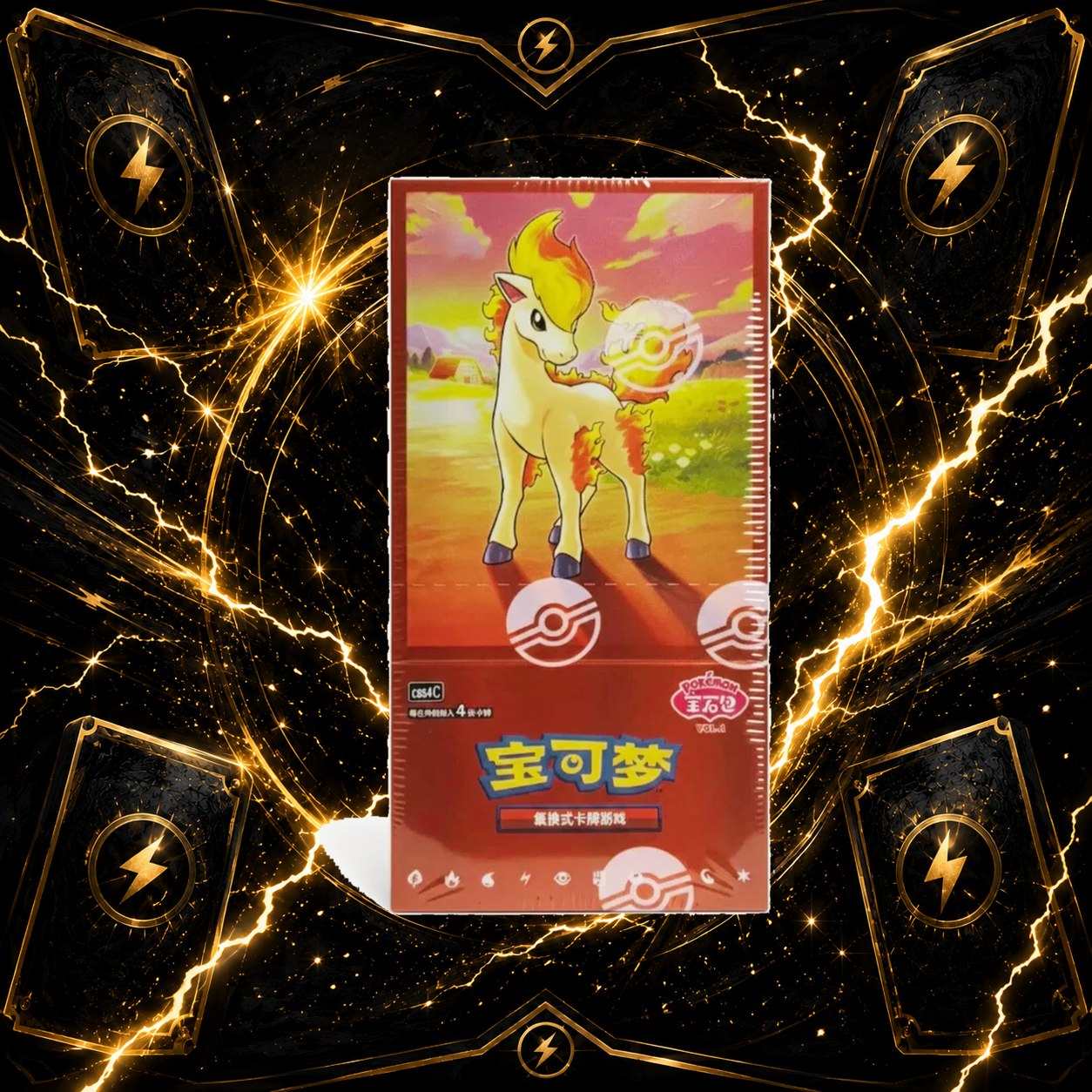 Pokémon Gem Pack Vol. 4 CBB4C Booster Box – Simplified Chinese