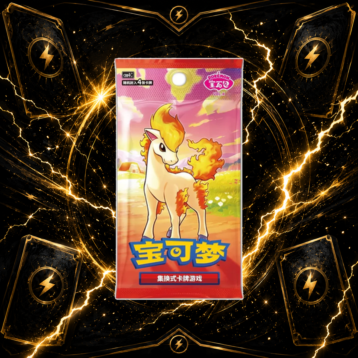 Pokémon Gem Pack Vol. 4 CBB4C Simplified Chinese Booster Pack
