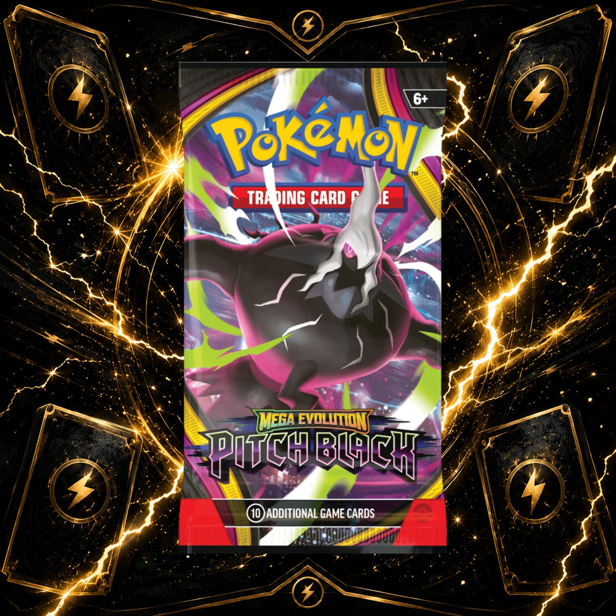 Pokémon Mega Evolution Pitch Black Booster Pack – English